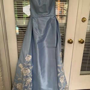 Sherri Hill Light Blue Gown